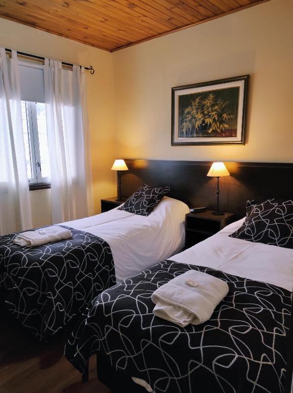 Postel nebo postele na pokoji v ubytování Las Retamas B&B