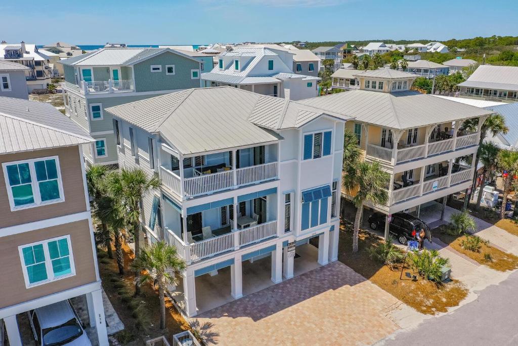 an aerial view of a house at Kevin's Heaven in Grayton Beach