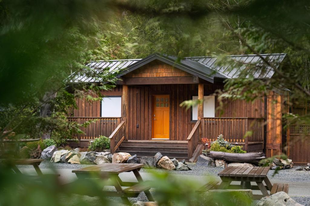Zahrada ubytování West Coast Trail Lodge