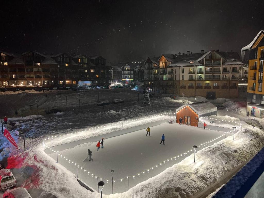 Hotel Peak v zimě
