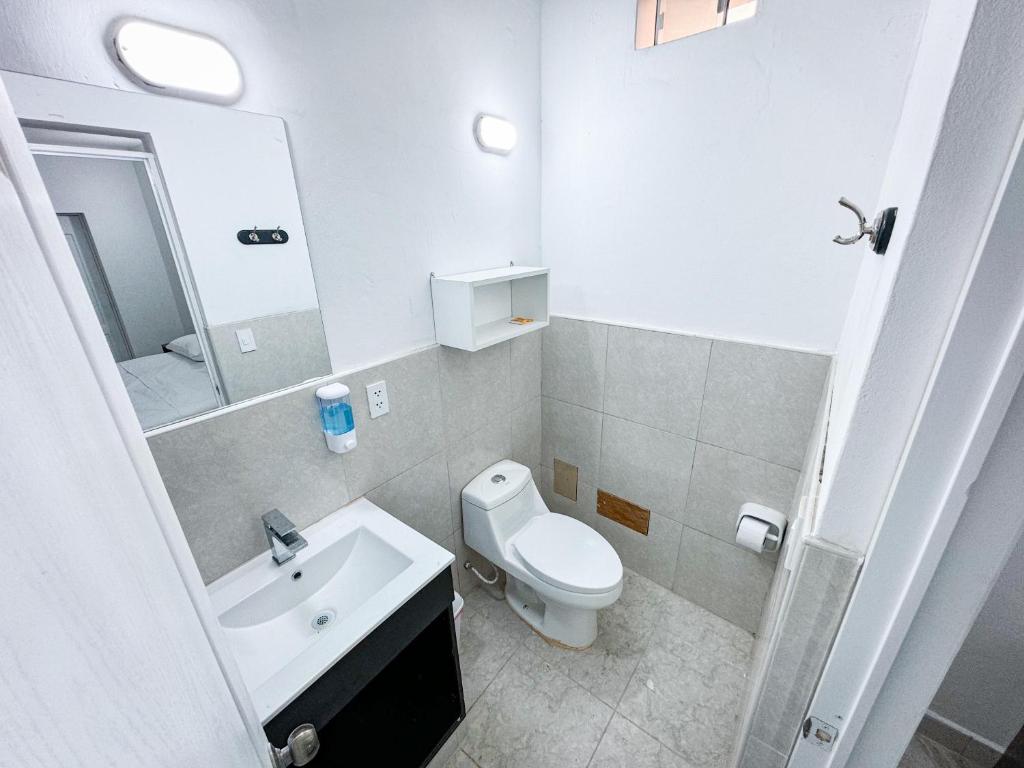 Koupelna v ubytování Casa Pacasmayo