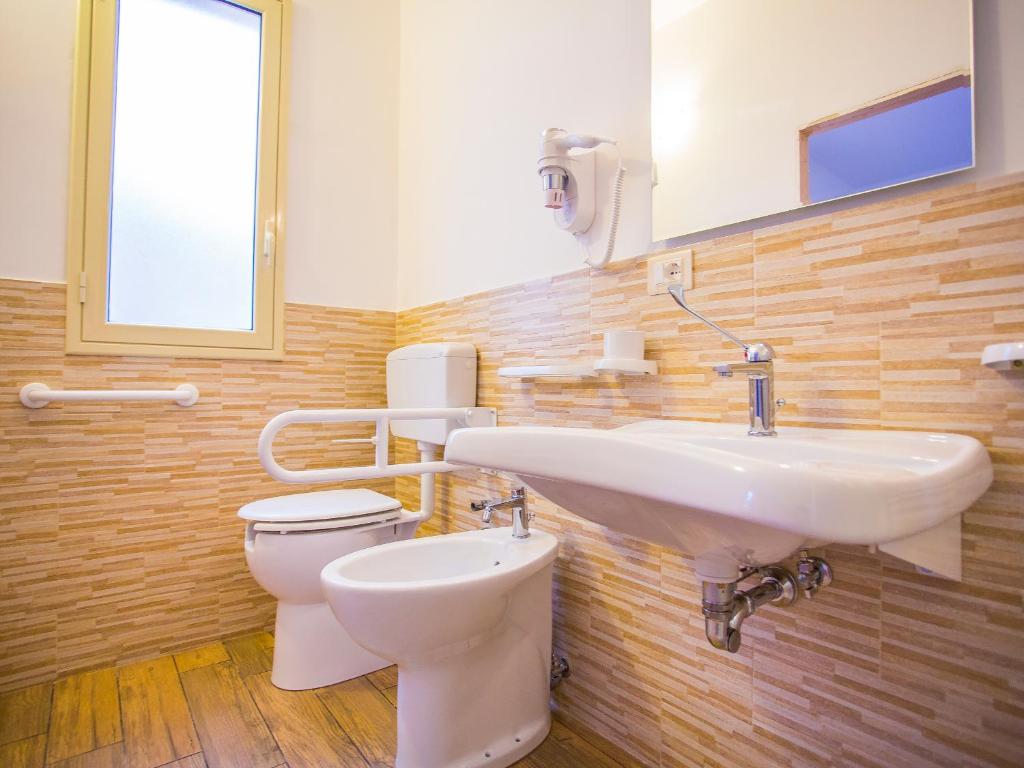 Koupelna v ubytování Casa dei Carrubi