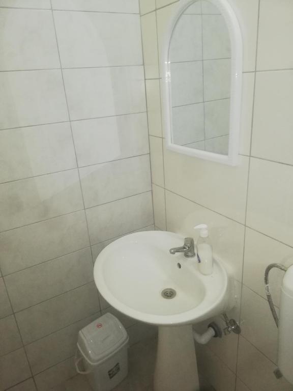 Koupelna v ubytování Hostel Vintage