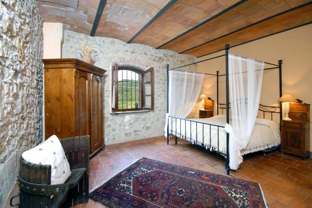 Krevet ili kreveti u jedinici u objektu San Lorenzo della Rabatta