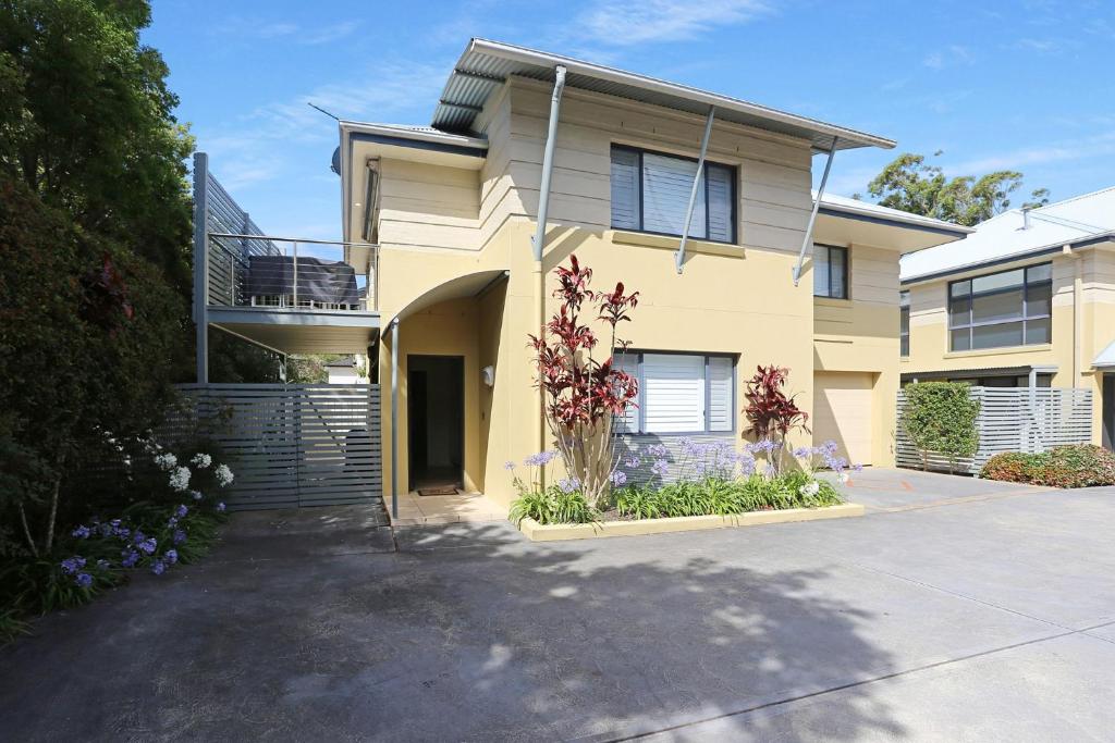 Bygningen som feriehuset ligger i