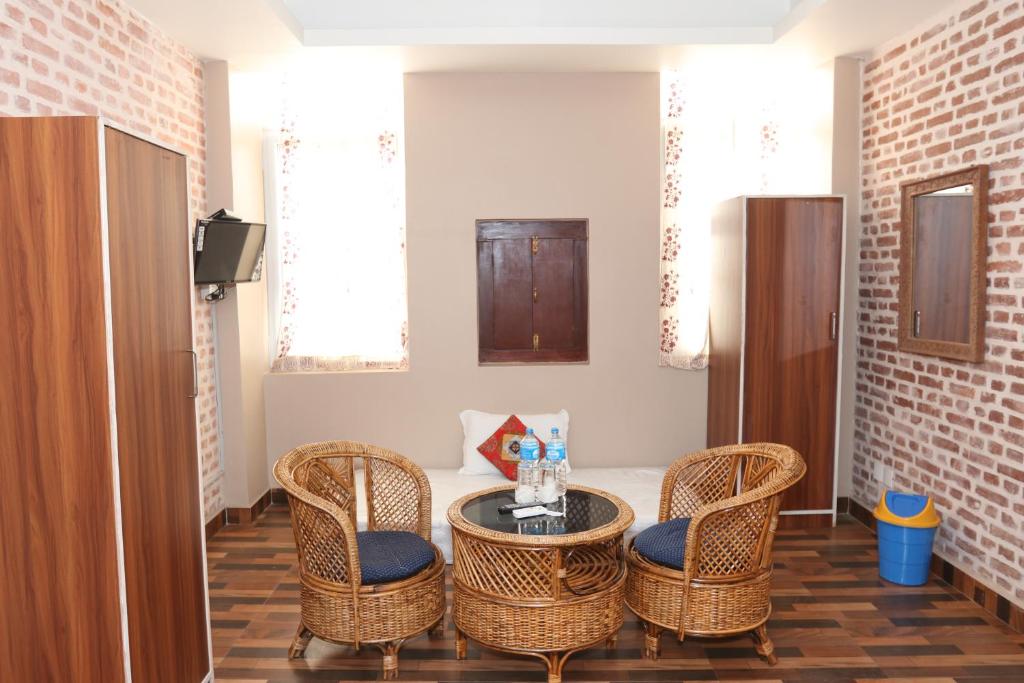 Posezení v ubytování Hotel Vacation Home