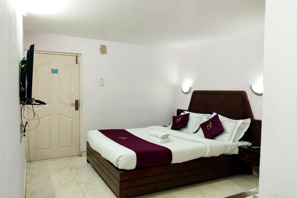 Postel nebo postele na pokoji v ubytování Hotel Mount View