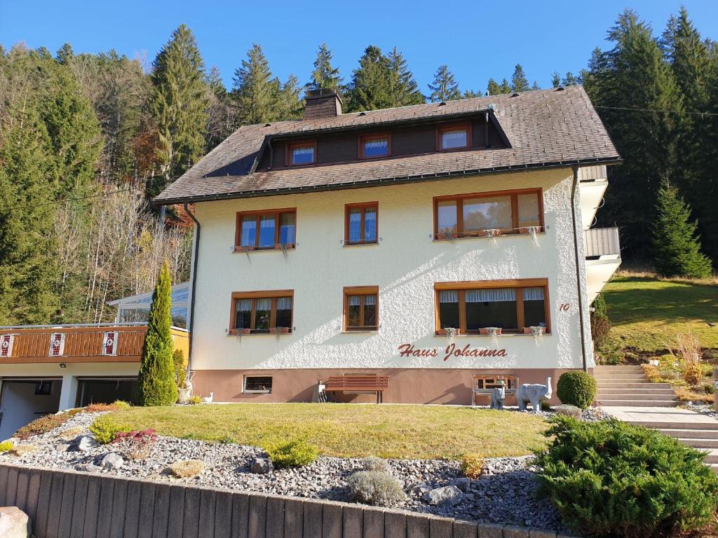 トートモースにあるHaus Johannaの木立の丘の上の大白い家