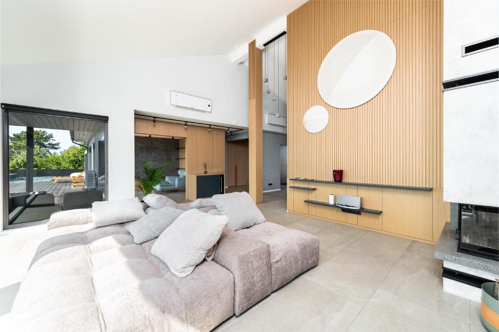 Posezení v ubytování Serenity Villa
