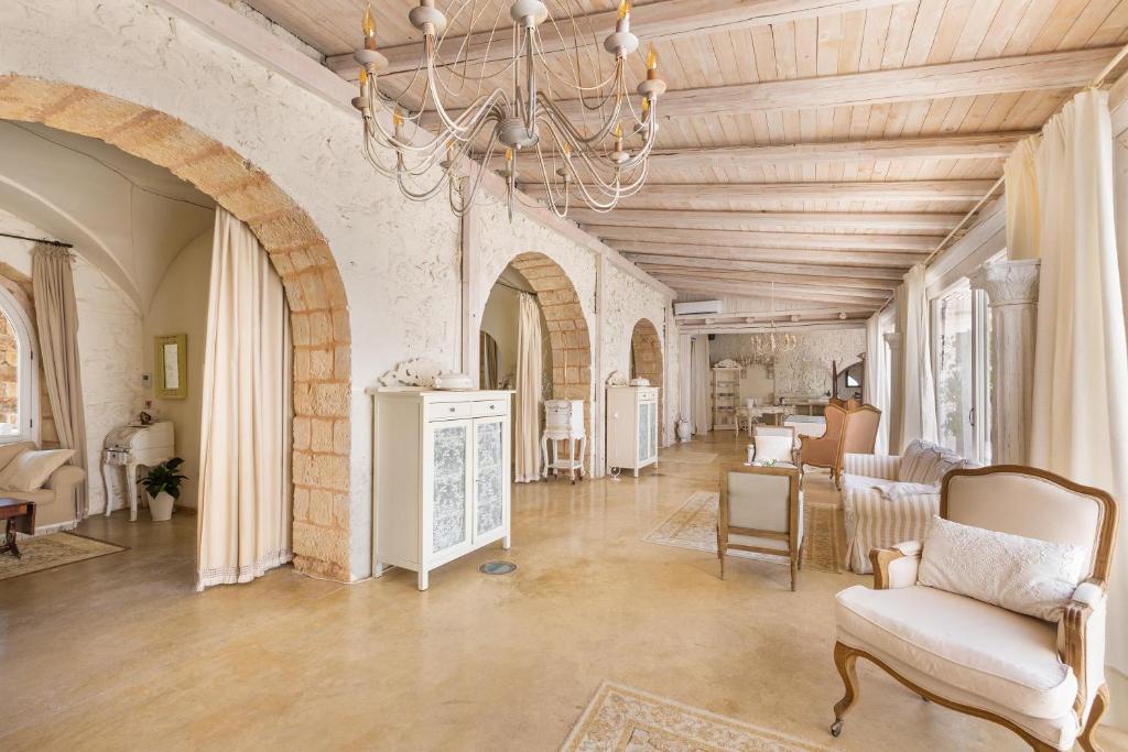 Posezení v ubytování Masseria Cucuruzza Boutique Hotel