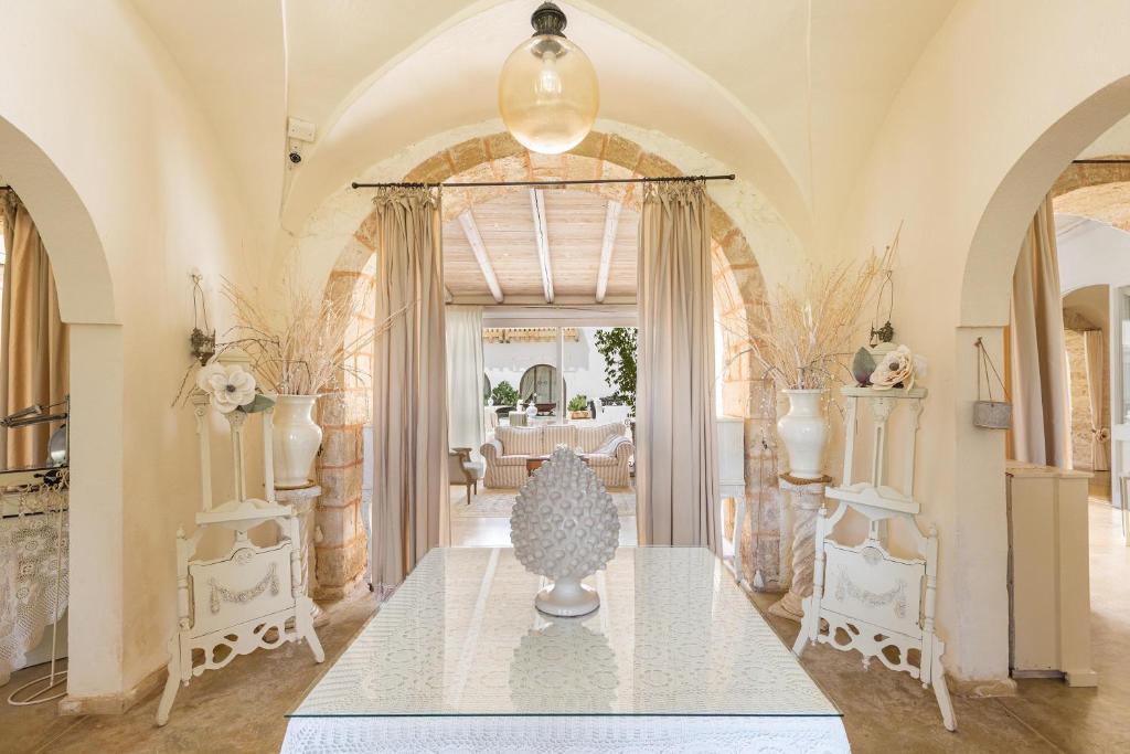 Posezení v ubytování Masseria Cucuruzza Boutique Hotel