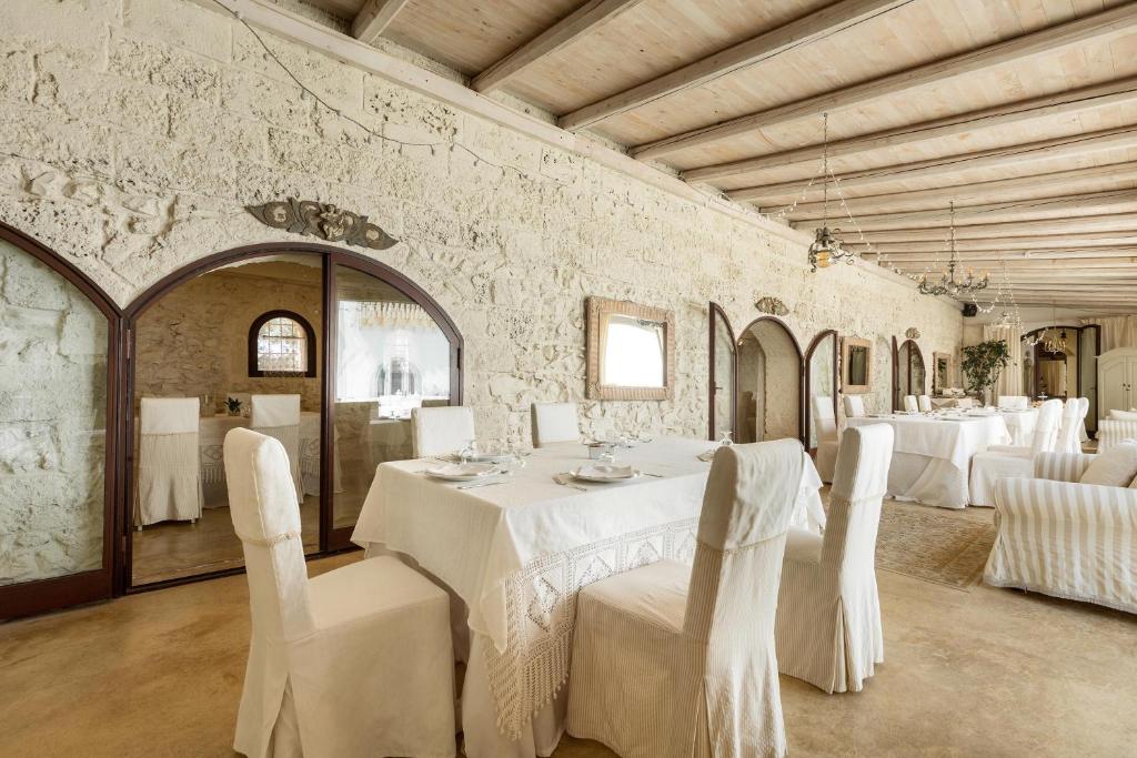Restaurace v ubytování Masseria Cucuruzza Boutique Hotel