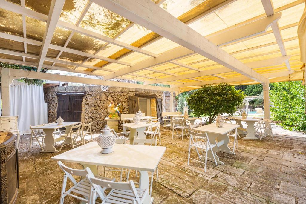 Restaurace v ubytování Masseria Cucuruzza Boutique Hotel