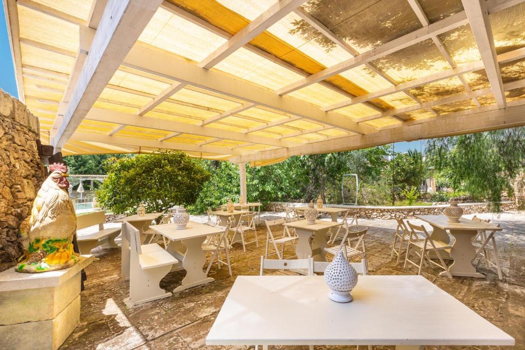 Restaurace v ubytování Masseria Cucuruzza Boutique Hotel