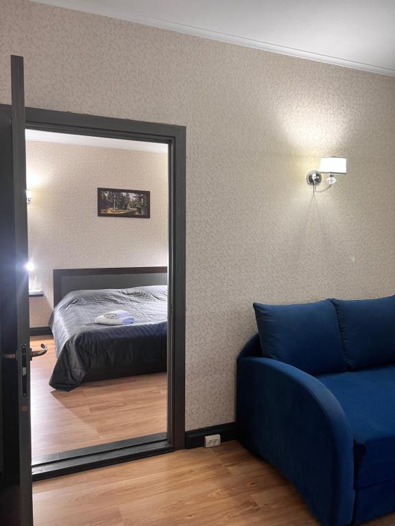 Postel nebo postele na pokoji v ubytování Villa Blanc