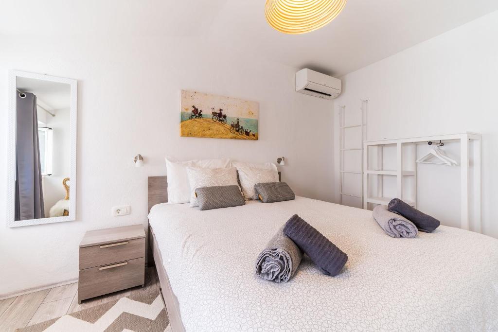 Postel nebo postele na pokoji v ubytování Apartment Mo-Mo