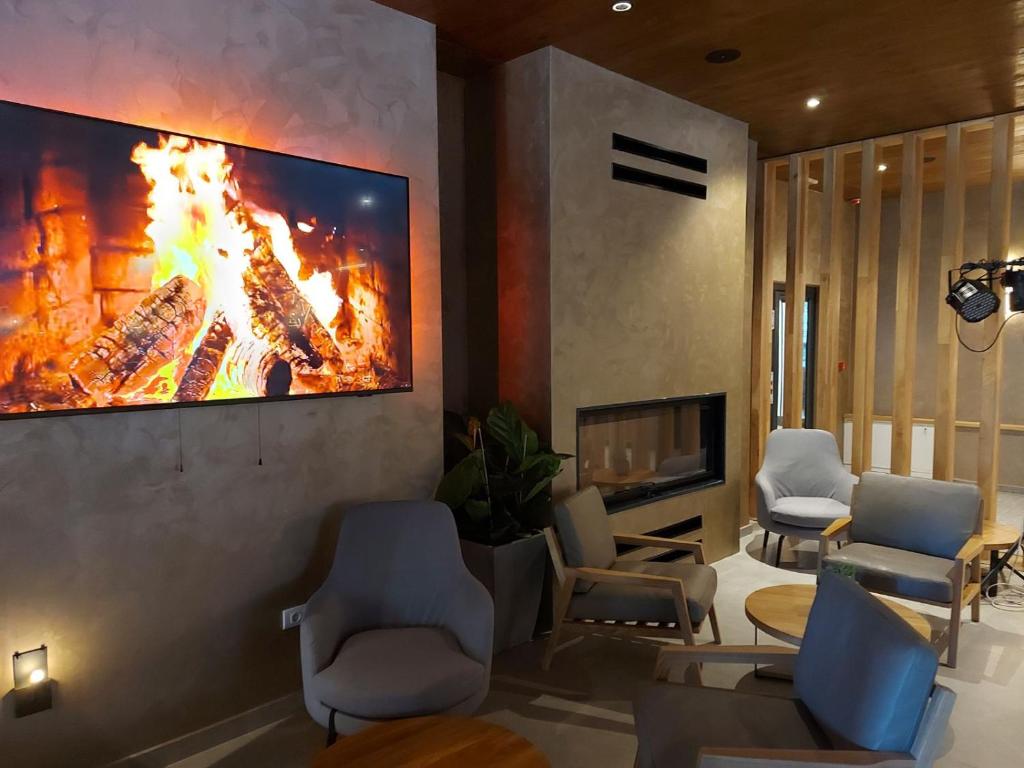 Posezení v ubytování Apart Hotel Zlatni Javor, Apartment 410