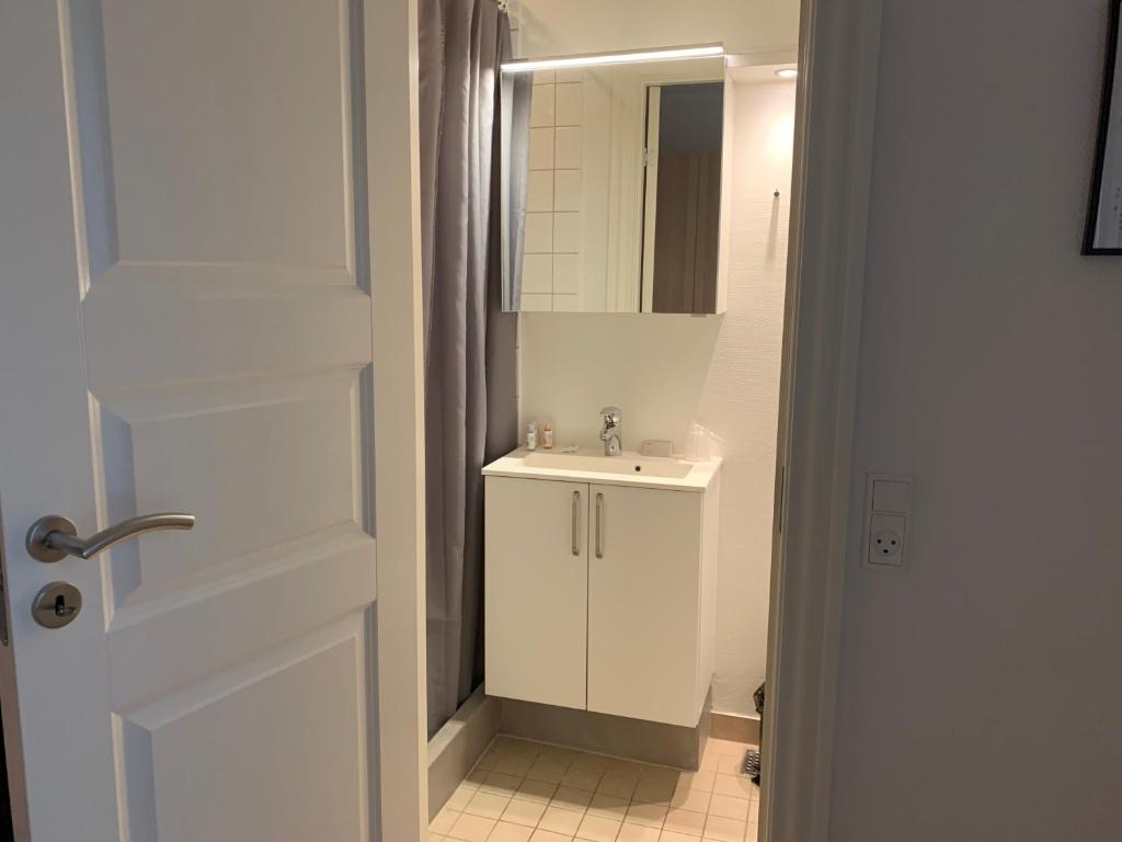 Koupelna v ubytování Thyborøn Hotel