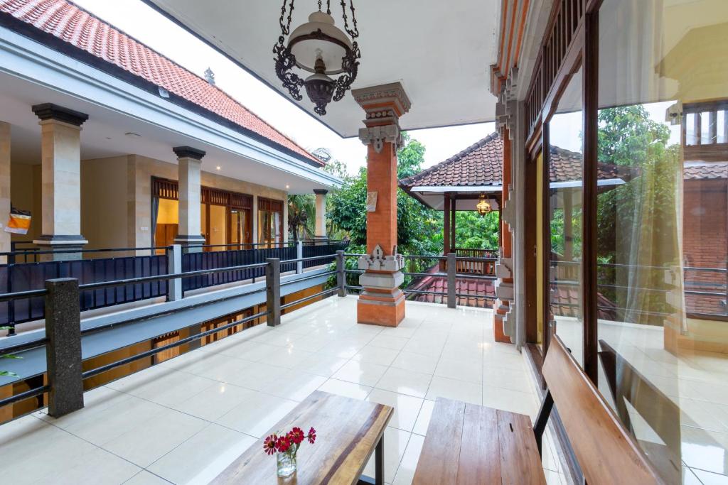Balkón nebo terasa v ubytování Rahayu Hanoman Ubud