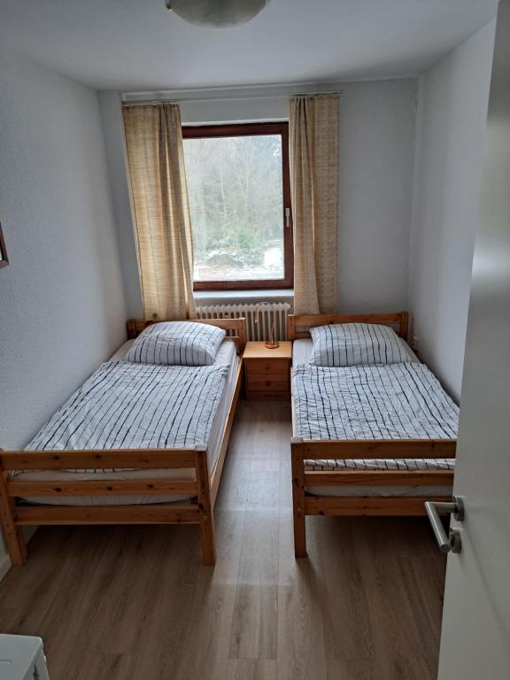 Postel nebo postele na pokoji v ubytování Apartmenthaus Hartl