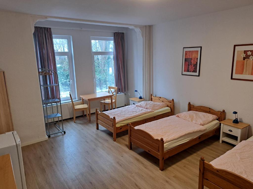 Postel nebo postele na pokoji v ubytování Apartmenthaus Hartl