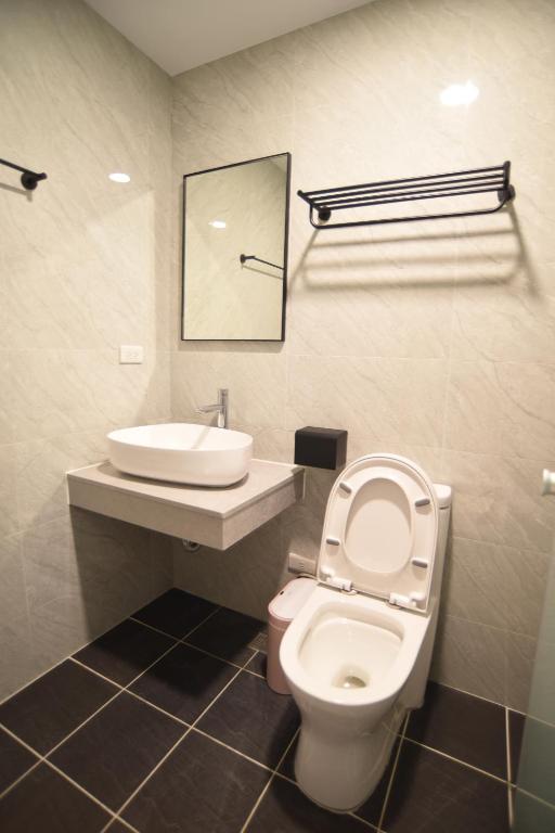 Koupelna v ubytování 安平商旅Choona Hotel Anping
