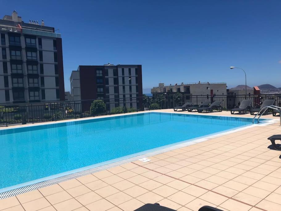 Apartamento de Lujo En Las Palmas 내부 또는 인근 수영장