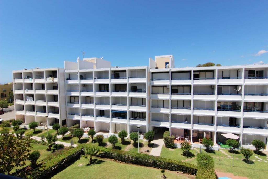 Bygningen som feriehuset ligger i