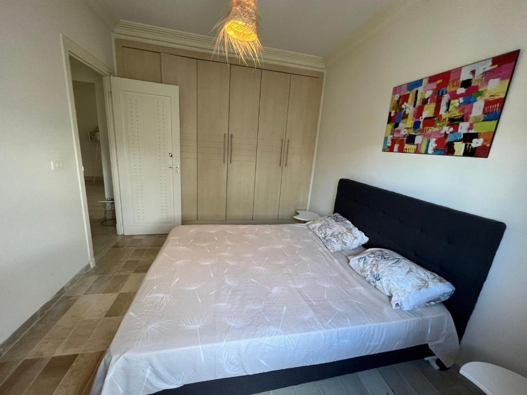 Postel nebo postele na pokoji v ubytování Appartement top capi