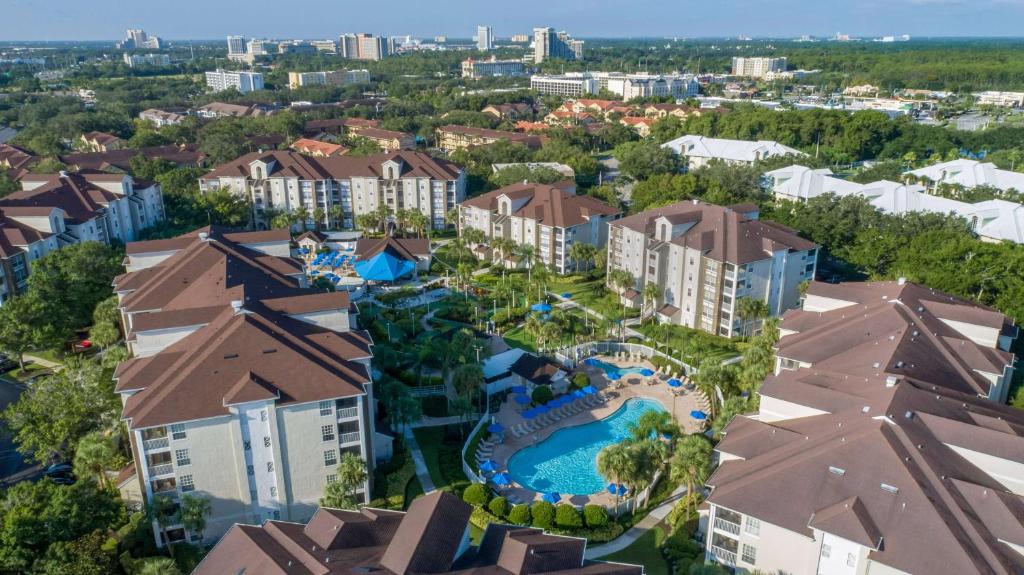 an aerial view of the resort at Hilton Vacation Club Grande Villas Orlando in Orlando