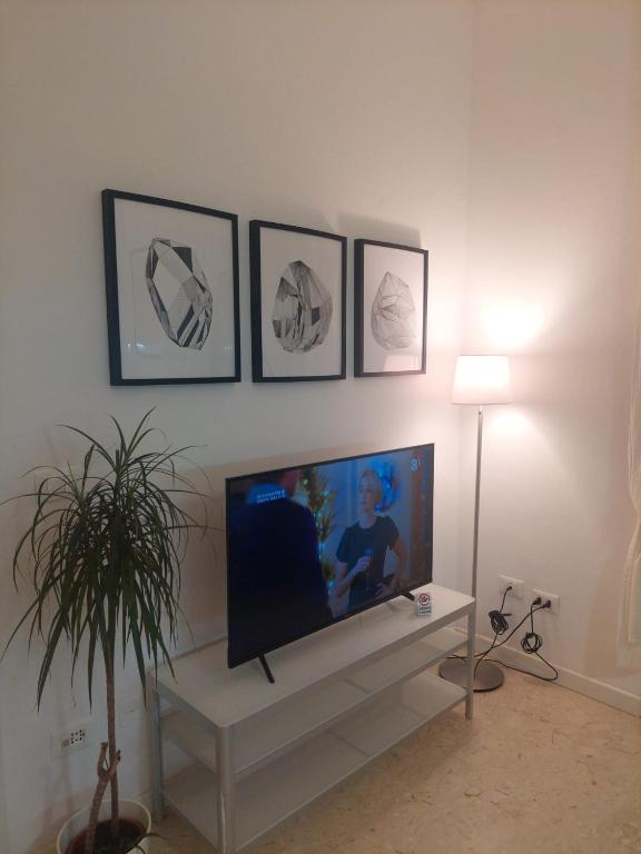 TV a/nebo společenská místnost v ubytování Segrate San Felice