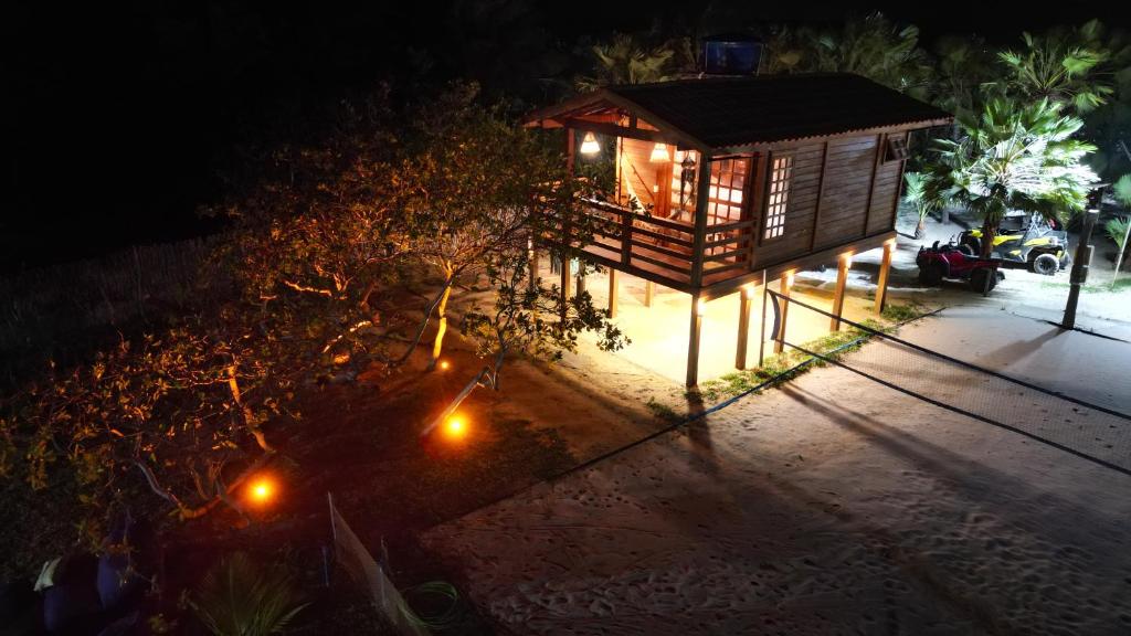 Κήπος έξω από το Chalé Flor da Lua - Atins