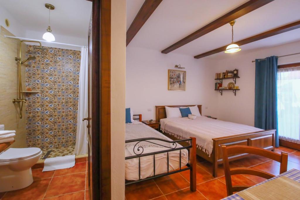 Koupelna v ubytování AMA Guest House