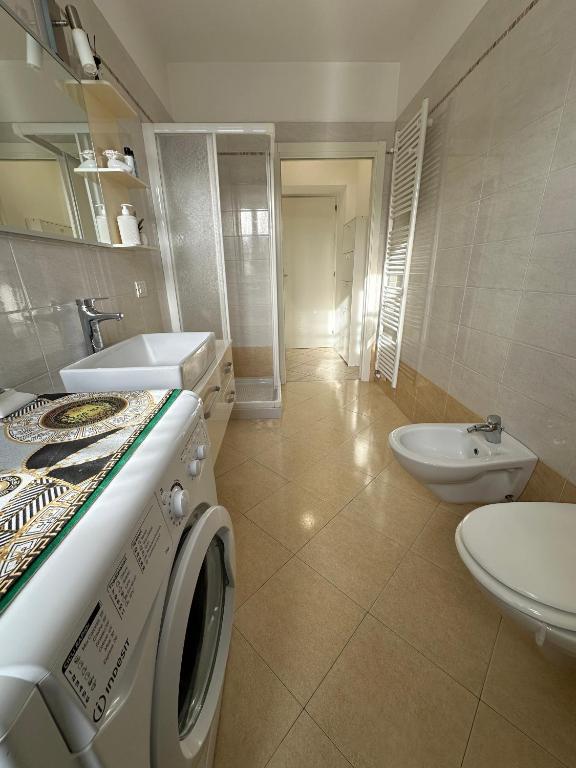 Koupelna v ubytování Val di Non Apartment