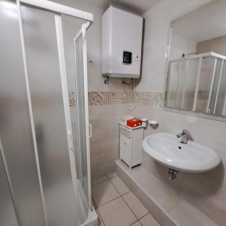 Koupelna v ubytování Casa Costa e Manfredi