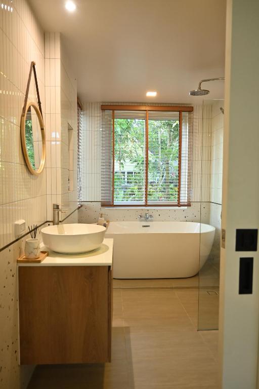 Ένα μπάνιο στο Villa at Waterville Khaoyai