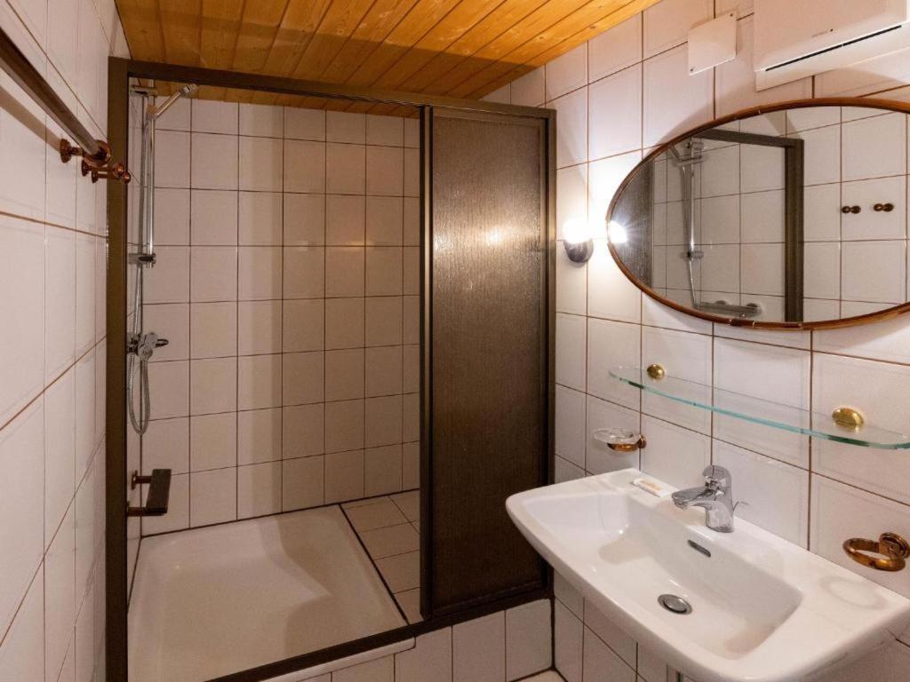 Koupelna v ubytování Alpinchalet Zigjam