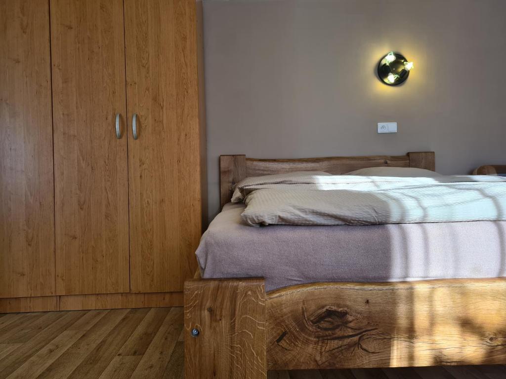 Postel nebo postele na pokoji v ubytování Apartmán Pod Ledovcem