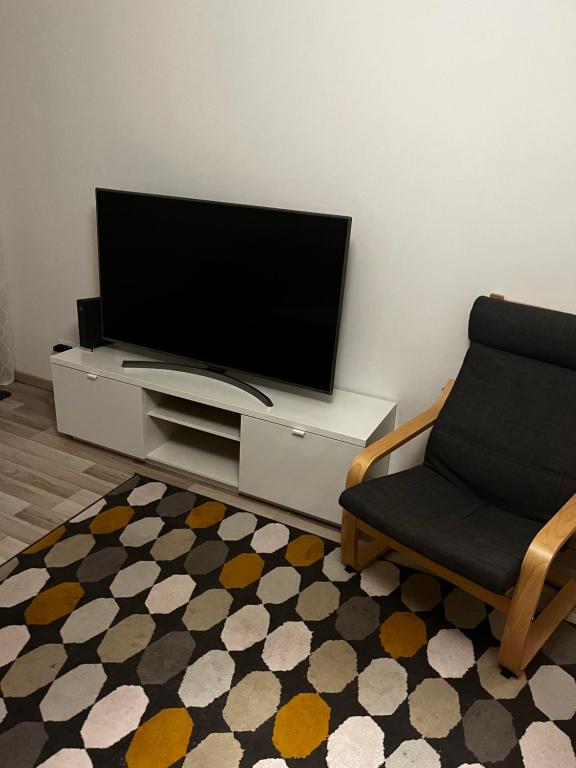 TV a/nebo společenská místnost v ubytování Wohnung mira