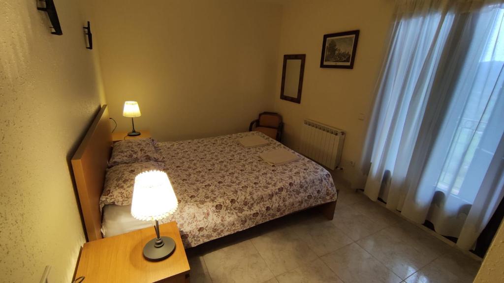 Postel nebo postele na pokoji v ubytování Autxikoborda