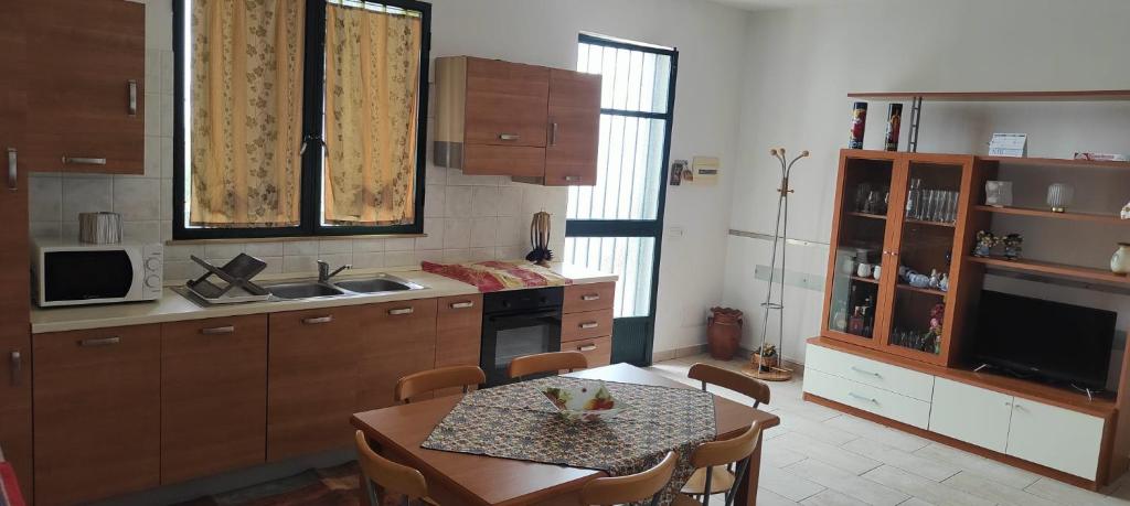 Kuchyň nebo kuchyňský kout v ubytování Casa Verga Ispica
