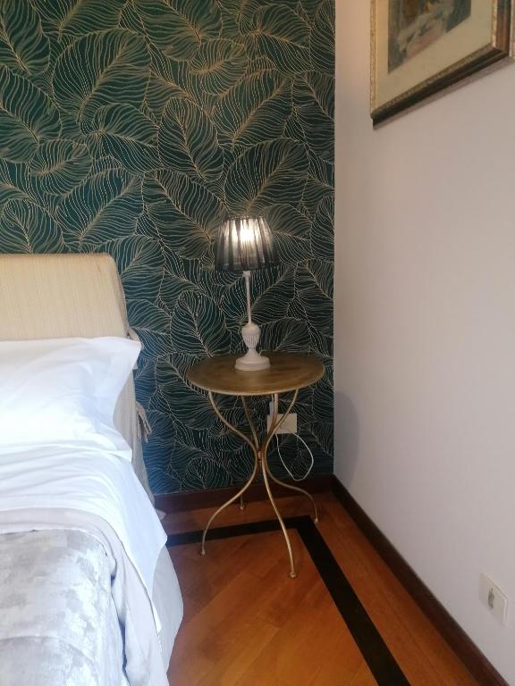 Posteľ alebo postele v izbe v ubytovaní B&B Buon Cammino Tuscia Viterbo - colazione inclusa - convenzionato con impianti termali