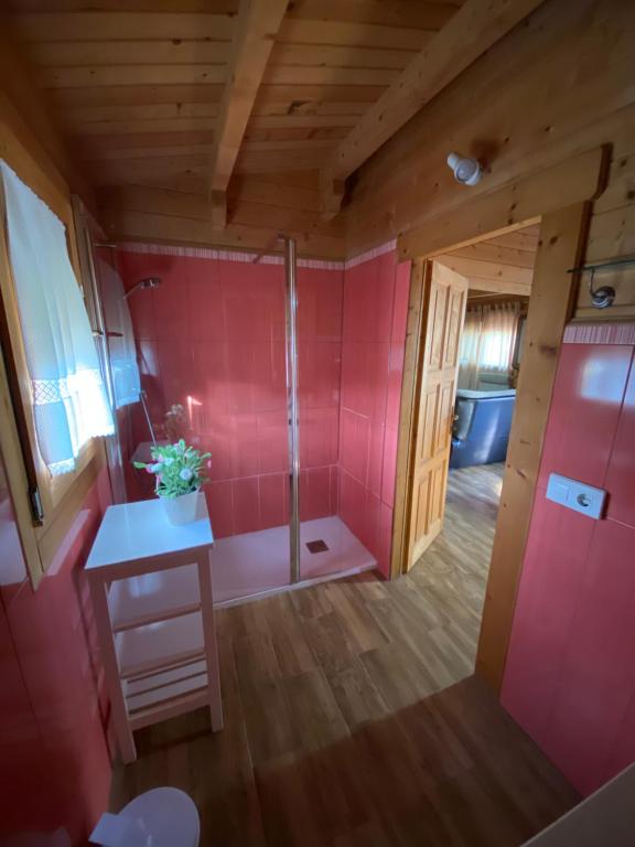 Koupelna v ubytování Casas Guemon