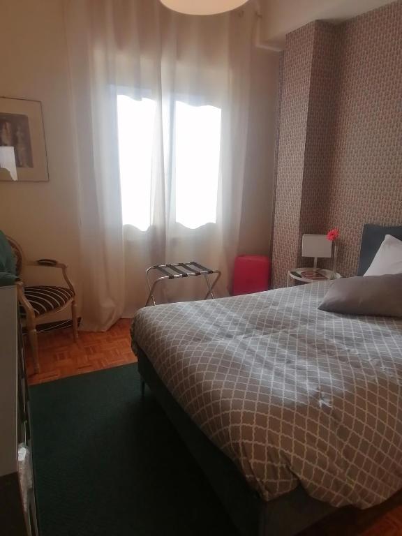 Posteľ alebo postele v izbe v ubytovaní B&B Buon Cammino Tuscia Viterbo - colazione inclusa - convenzionato con impianti termali