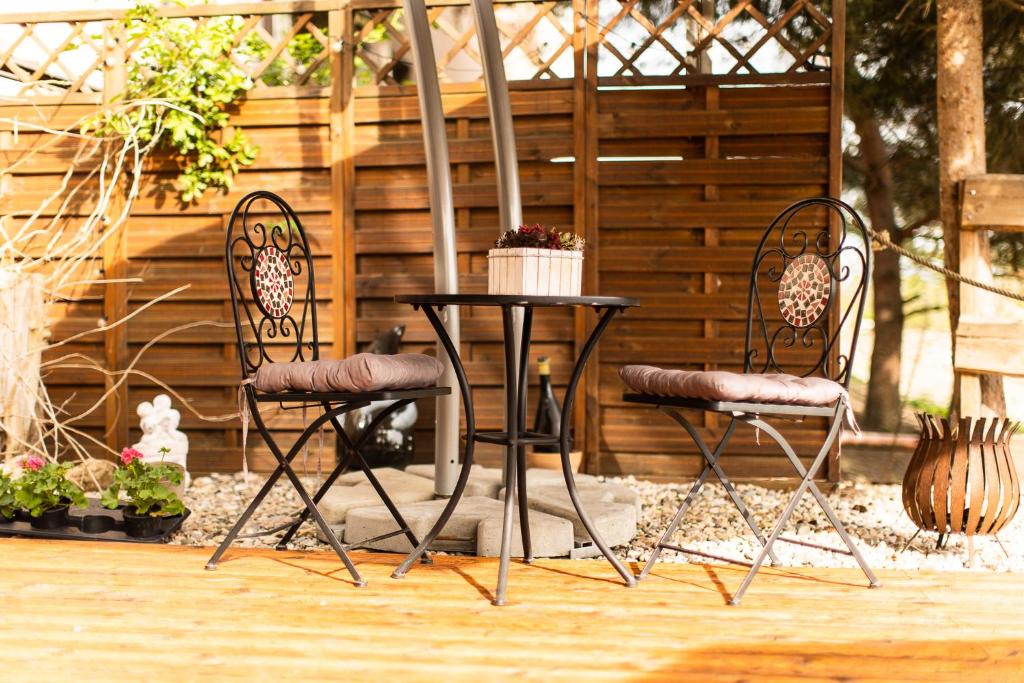 Patio nebo venkovní prostory v ubytování Hotel Rozkoš