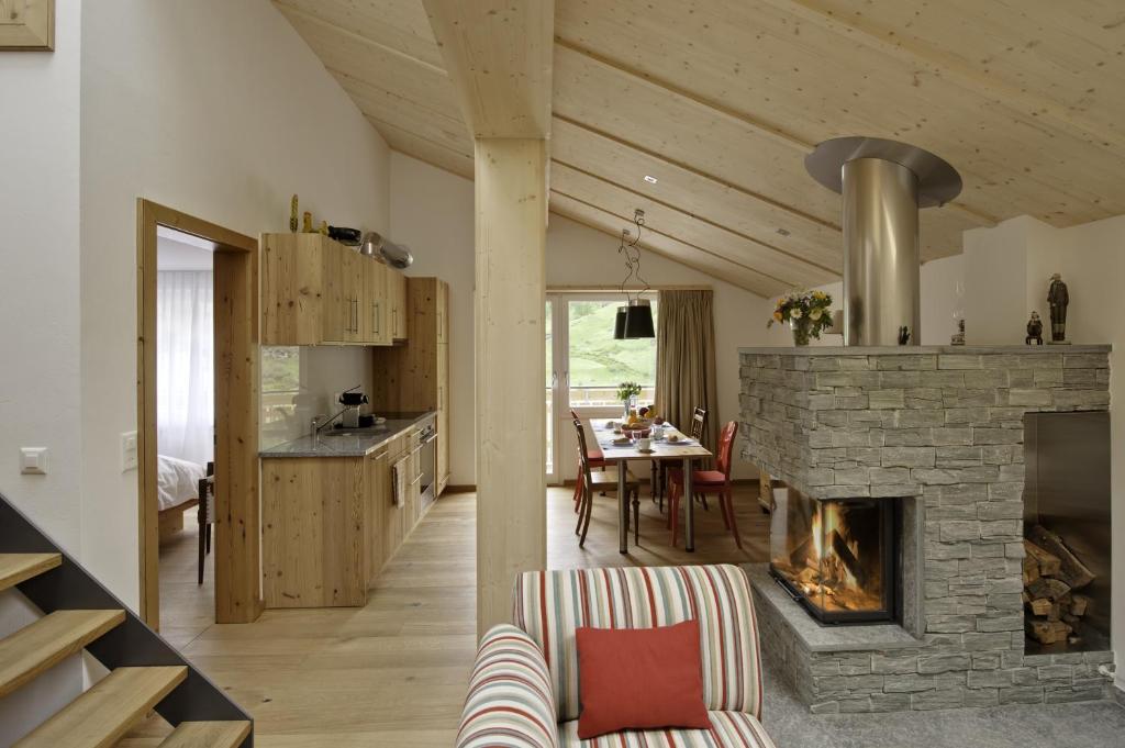 Kuchyň nebo kuchyňský kout v ubytování Apartments Styria