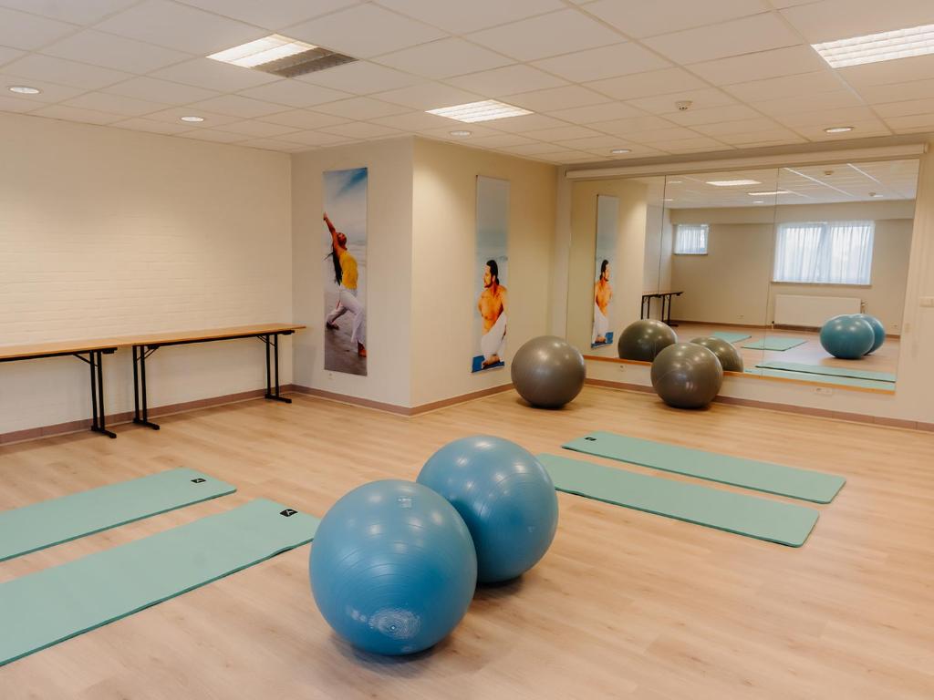 Fitness centrum a/nebo fitness zařízení v ubytování Domein Westhoek