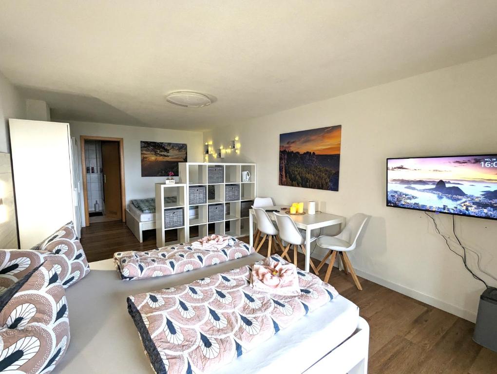 TV a/nebo společenská místnost v ubytování S1 - Urlaubsmagie - Direkt loswandern, bis zu 4P