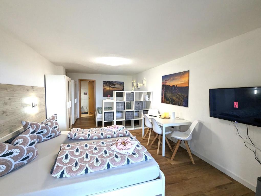 TV a/nebo společenská místnost v ubytování S1 - Urlaubsmagie - Direkt loswandern, bis zu 4P