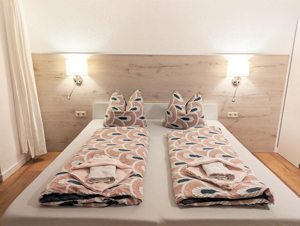 Postel nebo postele na pokoji v ubytování S1 - Urlaubsmagie - Direkt loswandern, bis zu 4P